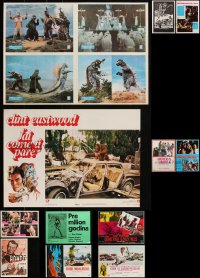 1m0066 LOT OF 12 MOSTLY UNFOLDED 14X20 YUGOSLAVIAN POSTERS 1970s-1980s a variety of movie images!