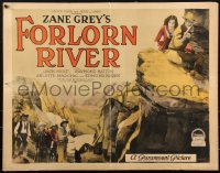 1p0044 FORLORN RIVER 1/2sh 1926 Jack Holt, Raymond Hatton & Arlette Marchal, Zane Grey, ultra rare!