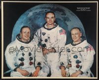 1p0072 APOLLO 11 16x20 special poster 1969 portrait of Armstrong Aldrin, Collins, NASA moon landing!