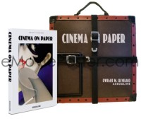 1p0098 CINEMA ON PAPER hardcover book 2019 Dwight Cleveland, special edition in film carrying case!