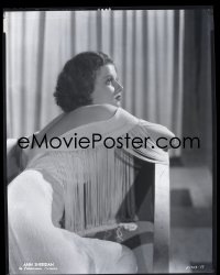 1s0014 ANN SHERIDAN camera original 8x10 negative 1940s Paramount portrait facing away from camera!
