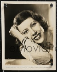 1t0011 LILY PONS 9x11 photo album 1935 contains 4 portraits of the pretty French opera singer!