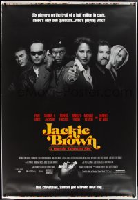 1w0049 JACKIE BROWN printer's test DS bus stop 1997 Quentin Tarantino, De Niro, Fonda, top cast!