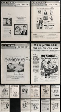 1x0076 LOT OF 15 MGM COMEDY PRESSBOOKS 1950s advertising for several different movies!