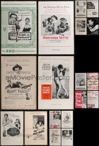 1x0063 LOT OF 22 RKO PRESSBOOKS 1940s-1950s advertising for a variety of movies!