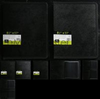 1x0033 LOT OF 5 FILEXE 8.5X11 ART PORTFOLIOS 2008 store & protect over 100 of your favorite stills!
