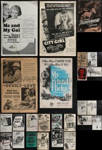 1x0057 LOT OF 25 EARLY FOX PRESSBOOKS 1930s-1940s advertising for a variety of different movies!