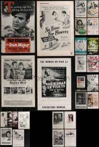 1x0053 LOT OF 28 RKO PRESSBOOKS 1940s-1950s advertising for a variety of different movies!