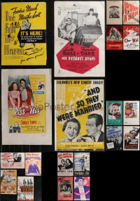 1x0064 LOT OF 22 COLUMBIA PRESSBOOKS 1940s advertising for a variety of different movies!