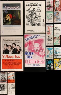 1x0055 LOT OF 26 SAMUEL GOLDWYN UNCUT PRESSBOOKS 1940s-1950s advertising for a variety of movies!