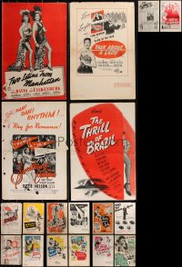 1x0052 LOT OF 30 COLUMBIA PRESSBOOKS 1930s-1940s advertising for a variety of different movies!