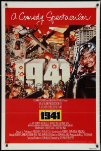 1y0572 1941 int'l 1sh 1979 Spielberg, art of John Belushi, Dan Aykroyd & cast by McMacken!