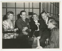 1y1810 ALL THROUGH THE NIGHT candid 8.25x10 still 1942 Bogart, Verne, Lorre, Demarest, Durante!