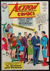 1y0498 ACTION COMICS #309 comic book February 1964 cover by Swan & Moldoff, JFK cameo appearance!