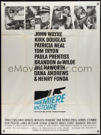 1y0025 IN HARM'S WAY French 1p 1965 John Wayne, Kirk Douglas, directed by Otto Preminger!