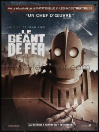 1y0028 IRON GIANT advance French 1p R2016 animated modern classic, cool different cartoon robot image!