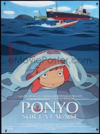 1y0042 PONYO French 1p 2009 Hayao Miyazaki's Gake no ue no Ponyo, great anime image!