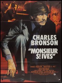 1y0052 ST. IVES French 1p 1976 different art of Charles Bronson & sexy Jacqueline Bisset!