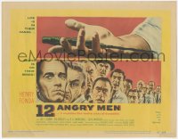 1y0933 12 ANGRY MEN TC 1957 Henry Fonda, Sidney Lumet courtroom jury classic, life is in their hands!