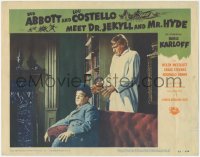 1y1023 ABBOTT & COSTELLO MEET DR. JEKYLL & MR. HYDE LC #8 1953 John Dierkes sneaking up on Lou!