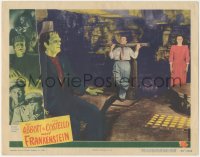 1y1017 ABBOTT & COSTELLO MEET FRANKENSTEIN LC #7 1948 great image of Glenn Strange w/ Lou captured!