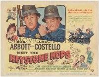 1y0936 ABBOTT & COSTELLO MEET THE KEYSTONE KOPS TC 1955 Bud & Lou in the movies' maddest days!