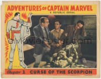 1y1024 ADVENTURES OF CAPTAIN MARVEL chapter 1 LC 1941 Curse of the Scorpion, full-color, ultra rare!