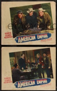 1y1240 AMERICAN EMPIRE 8 LCs 1942 Richard Dix, Leo Carrillo, an epic of America's march westward!