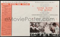 1z0004 GONE WITH THE WIND herald 1939 Clark Gable, Vivien Leigh, Leslie Howard, Olivia de Havilland!