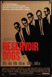 1z1373 RESERVOIR DOGS 1sh 1992 Quentin Tarantino classic, Keitel, Buscemi, Madsen & Tim Roth!
