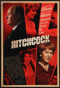 1z0043 HITCHCOCK mini poster 2012 Anthony Hopkins, Helen Mirren, Scarlett Johansson!