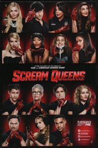 1z0039 SCREAM QUEENS tv poster 2015 Emma Roberts, Lea Michele, Jamie Lee Curtis and more!