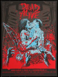 2a0054 DEAD ALIVE #39/45 18x24 art print 2010 Mondo, creepy art by Adam Haynes, GID Variant ed.!