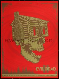 2a0071 EVIL DEAD 2 artist signed #137/140 24x32 art print 2008 Mondo, Todd Slater, Red ed., Alamo!