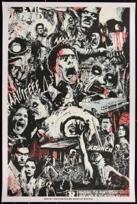 2a0069 EVIL DEAD #23/50 24x36 art print 2010 Mondo, James Rheem Davis art, Groovy Evil, regular ed.!