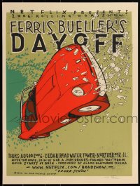 2a0073 FERRIS BUELLER'S DAY OFF artist signed #143/410 18x24 art print 2006 Mondo, art by Jay Ryan!