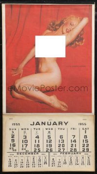 2b0032 MARILYN MONROE REPRO Golden Dreams calendar 1970s nude image from her first Playboy centerfold!