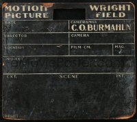2b0015 WRIGHT FIELD 15x17 clapboard 1920s used by C.O. Burmahln making movies at Air Force base!