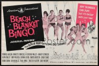 2b0058 BEACH BLANKET BINGO pressbook 1965 Frankie Avalon & Annette Funicello go sky diving!