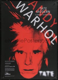 2c0051 ANDY WARHOL 17x23 English museum/art exhibition 2020 self portrait art by the artist!