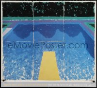 2c0055 DAVID HOCKNEY: A RETROSPECTIVE 28x31 museum/art exhibition 1988 diving board over pool!