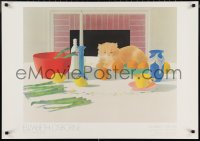 2c0063 ELIZABETH OSBORNE RECENT WATERCOLORS 25x36 museum/art exhibition 1980 cat with lemons, more!