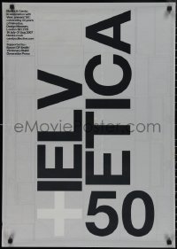 2c0066 HELVETICA 50 23x33 English museum/art exhibition 2007 image of the best type font!