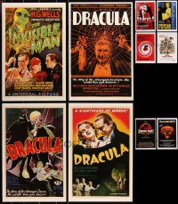 2d0035 LOT OF 10 UNIVERSAL MASTERPRINTS 2001 all the best horror movies including Dracula & Psycho!