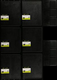 2d0012 LOT OF 6 FILEXE 8.5X11 ART PORTFOLIOS 2008 store & protect 48 of your favorite stills!