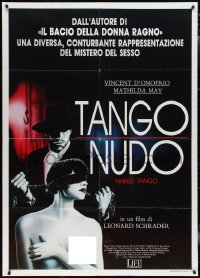 2f0079 NAKED TANGO Italian 1p 1991 Vincent D'Onofrio, sexy naked Mathilda May, Cecchini art!