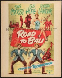 2f0035 ROAD TO BALI WC 1952 Bing Crosby, Bob Hope & sexy Dorothy Lamour in Indonesia!