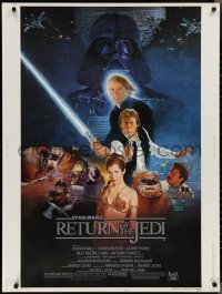 2g0901 RETURN OF THE JEDI style B 30x40 1983 George Lucas classic, Hamill, Harrison Ford, Sano art!