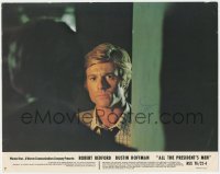 2h0351 ALL THE PRESIDENT'S MEN signed color 11x14 still #7 1976 by Robert Redford, as Bob Woodward!