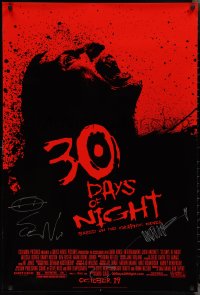 2h0151 30 DAYS OF NIGHT signed advance 1sh 2009 by BOTH director David Slade AND writer Steve Niles!